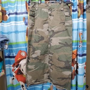 Cato long camo skirt size 12